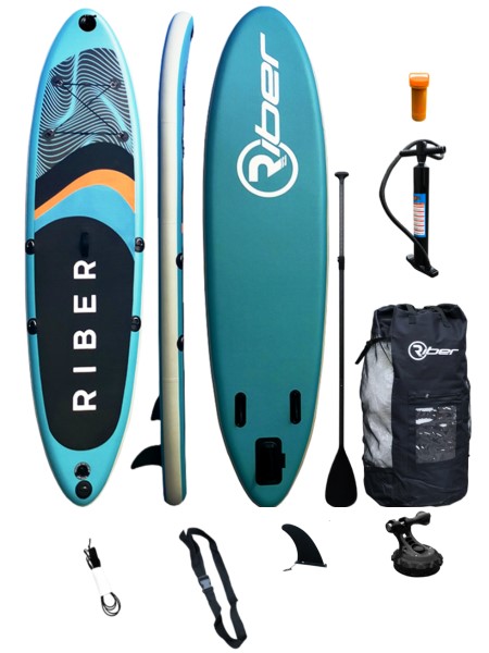 Riber 322 iSUP inflatable Stand-up paddleboard package